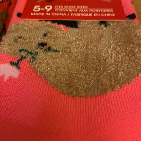 Valentine’s Day Bundle! Hearts, Sloth, and French Bulldog Socks! - Picture 3 of 5